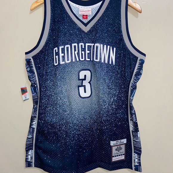 Allen Iverson Georgetown Hoyas 1995-96 Mitchell & Ness Swingman Jersey Mens - Picture 3 of 9